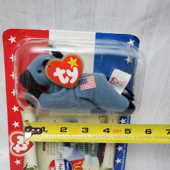 Patriotic Bundle of 3 Plush Donkeys - Picture 8 of 10